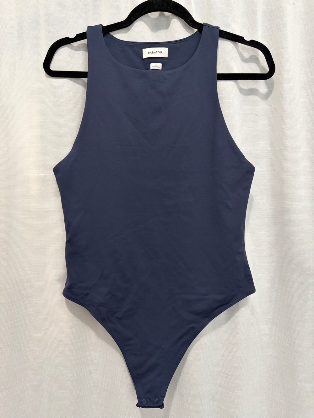 Babaton Navy Tank One-Piece Bodysuit PTP 14.5-16” - Sz Large